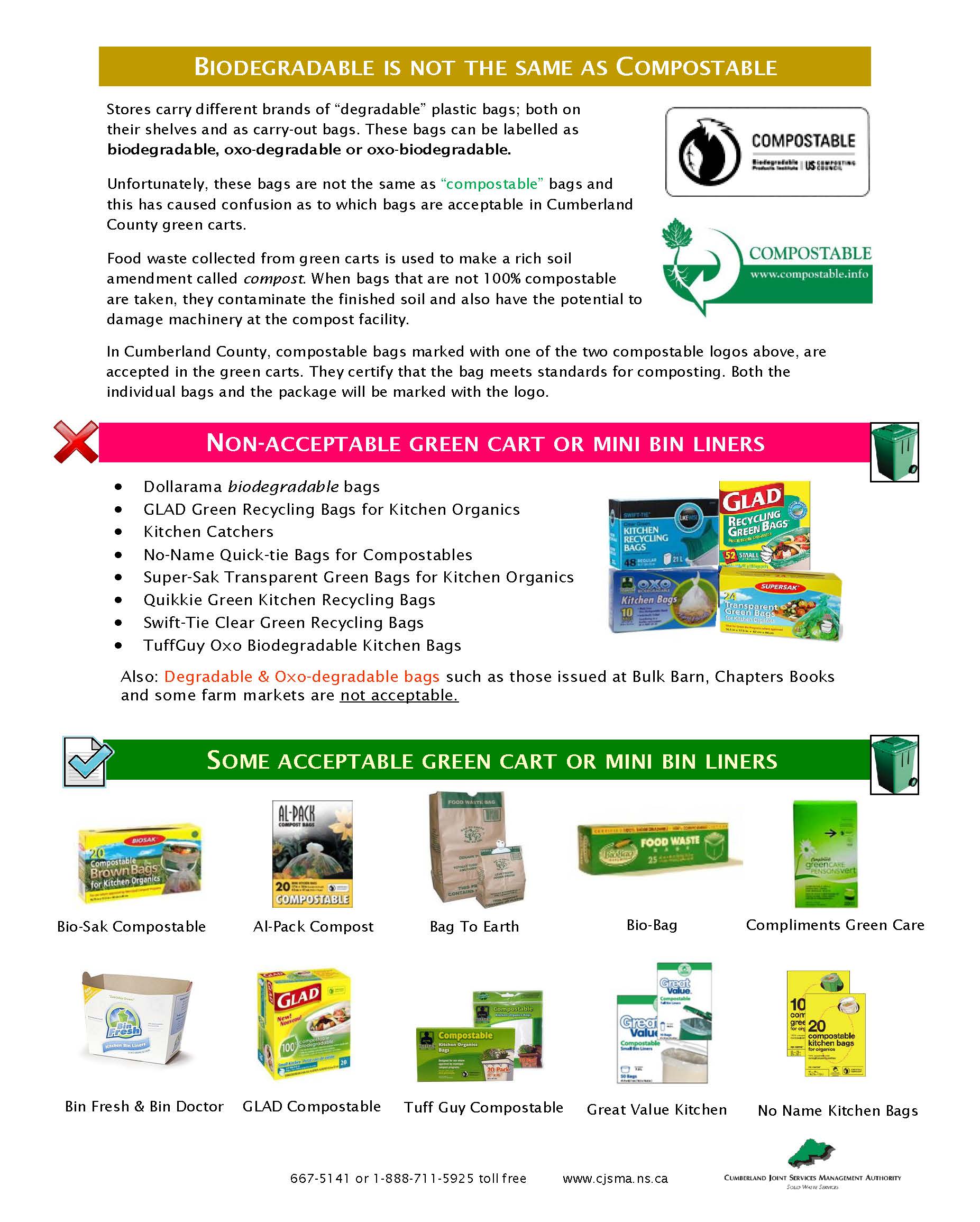 AcceptableBagsInTheGreenCart JPG