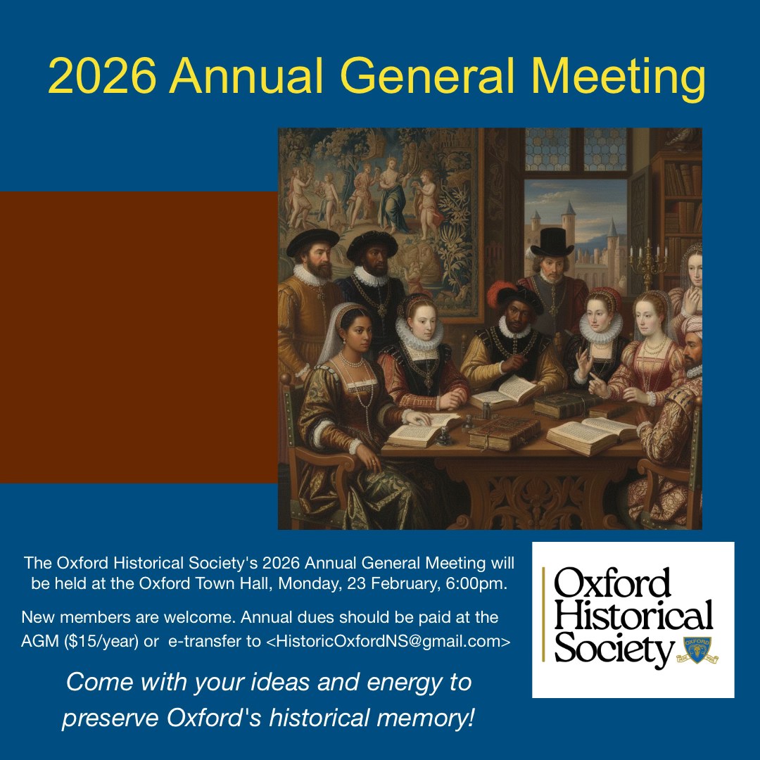 Oxford Historical Society AGM Feb 23 2026