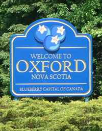 oxford welcome sign